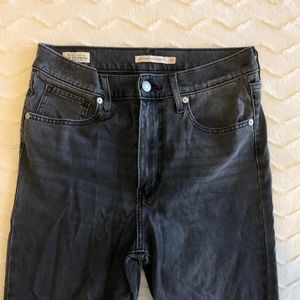 Levi’s Mile High Super Skinny Light Black Jeans / 29